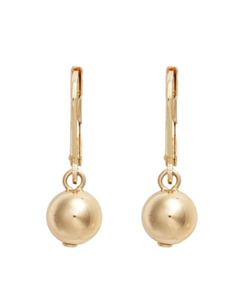 Lauren by Ralph Lauren Jewellery Gold tone ball drop earrings in gold - view 1