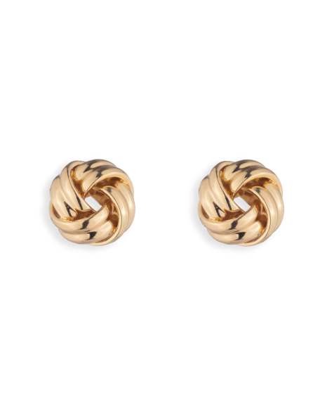 Lauren by Ralph Lauren Jewellery knot stud earrings in gold - GOLD - view 1