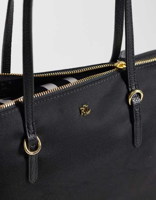 Lauren by Ralph Lauren - Keaton - Borsa in nylon nera, 3 di 4