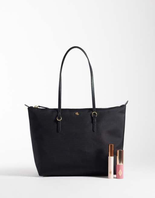 Lauren by Ralph Lauren - Keaton - Sort taske i nylon, 2 af 4