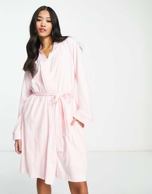 Lauren by Ralph Lauren kimono robe and chemise set in pink