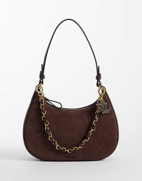 Lauren by Ralph Lauren – Marcy – Schultertasche in Braun - view 1
