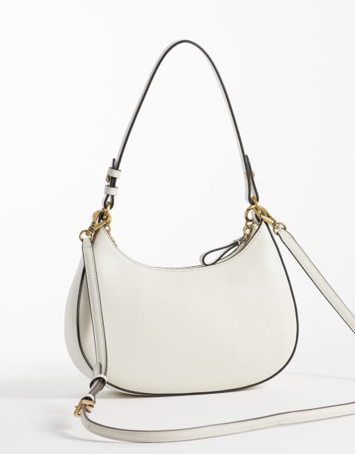 Lauren by Ralph Lauren – Marcy – Vit axelväska, 4 av 4