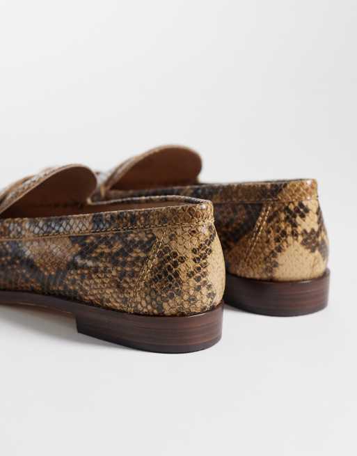 Lauren by Ralph Lauren - Mocassins effet peau de serpent - Marron, 4 de 4
