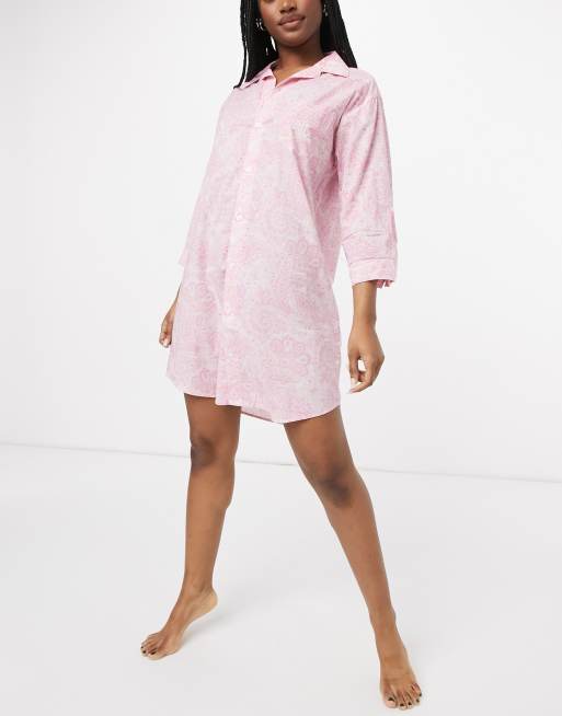 Lauren by Ralph Lauren nightshirt in paisley ASOS