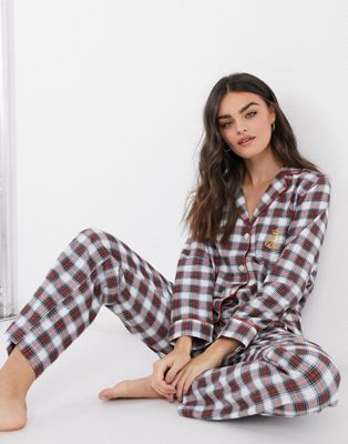Ralph Lauren notch collar pajama set 