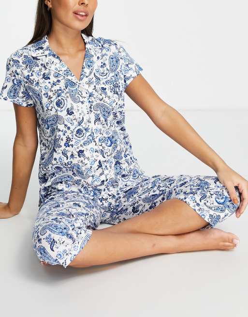 Lauren by Ralph Lauren pajama set in blue