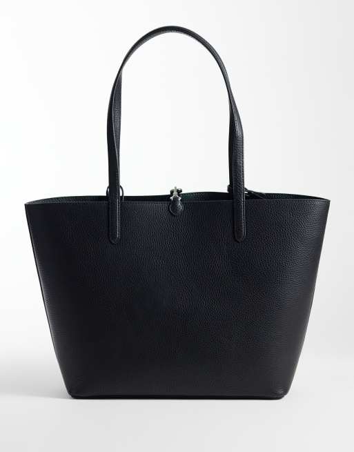 Lauren by Ralph Lauren reversible tote bag in black, 4 of 4