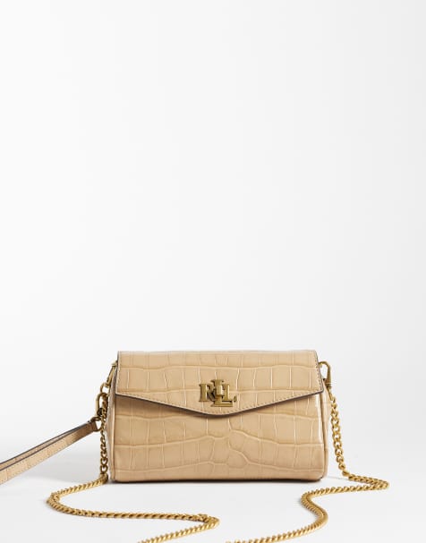 Lauren by Ralph Lauren - Sac à boucle dorée - Fauve - view 1