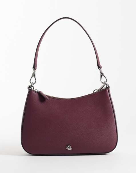 Lauren by Ralph Lauren sac porté épaule Danni en bordeaux - view 1