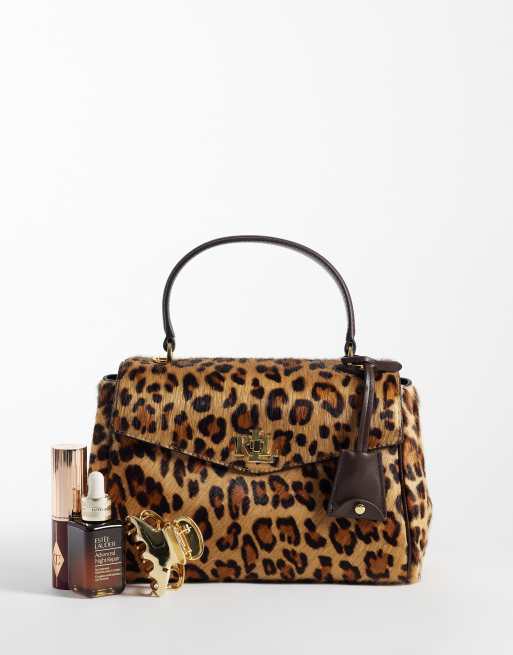Lauren by Ralph Lauren satchel bag in leopard, 2 of 4
