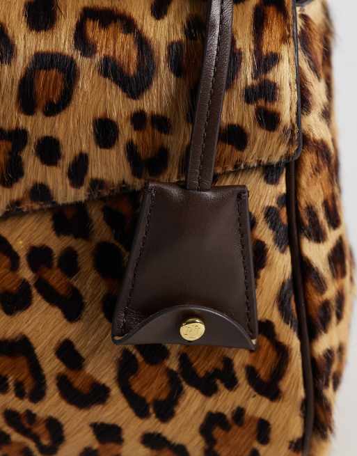 Lauren by Ralph Lauren satchel bag in leopard, 3 of 4