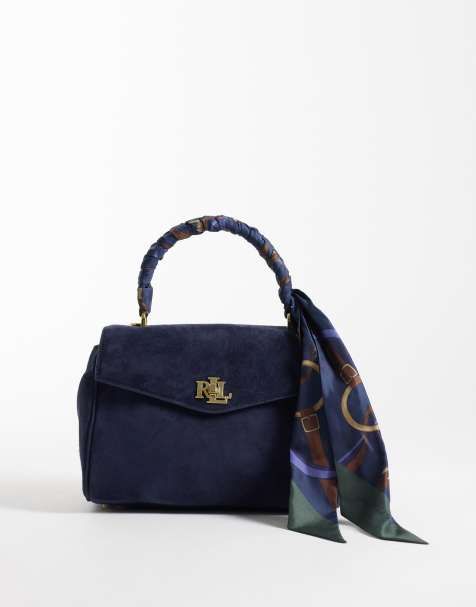 Lauren by Ralph Lauren satchel bag in navy - view 1
