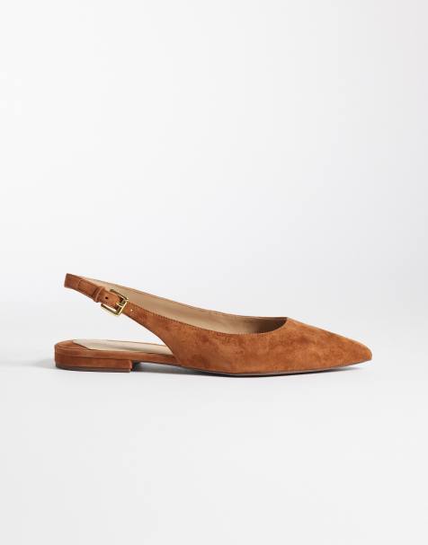 Lauren by Ralph Lauren slingbacks in brown - view 1