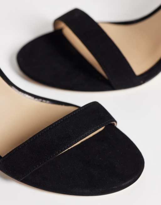 Lauren by Ralph Lauren - Sorte sandaler med hæl med stropper, 4 af 4