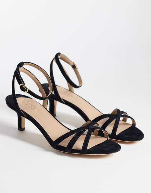 Lauren by Ralph Lauren - Sorte sandaler med hæl og stropper, 2 af 4