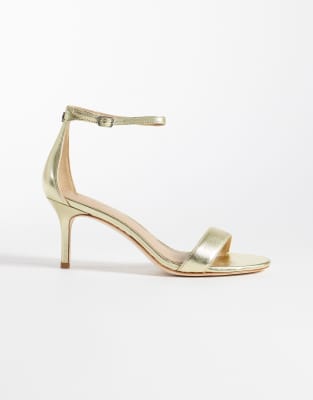 Lauren by Ralph Lauren Lauren by Ralph Lauren strap heeled sandal in gold