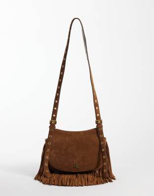 Lauren by Ralph Lauren Lauren by Ralph Lauren suede tassel bag in brown