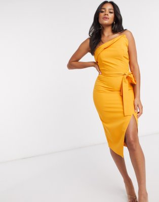 lavish alice orange dress