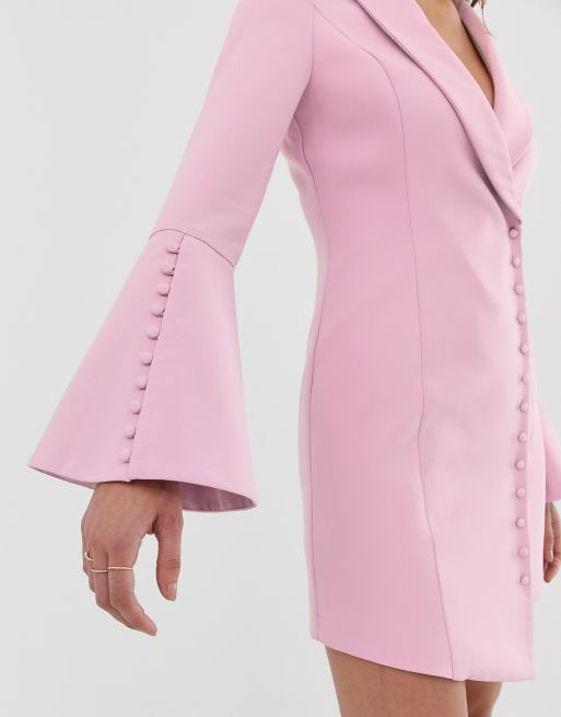 Lavish alice pink blazer dress sale