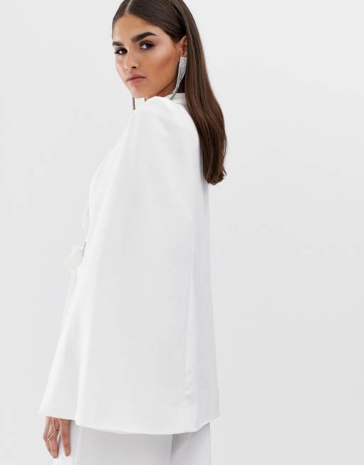 White hotsell jacket cape