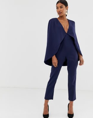 ankle tie jumpsuit