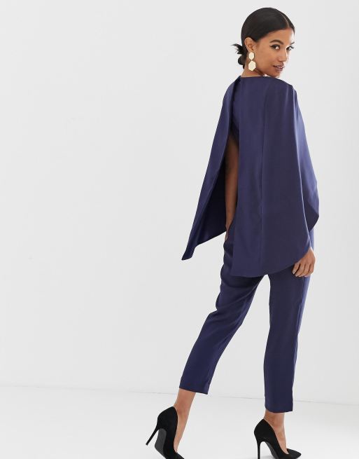 Lavish alice cape store jumpsuit