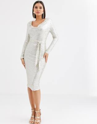 lavish alice silver dress