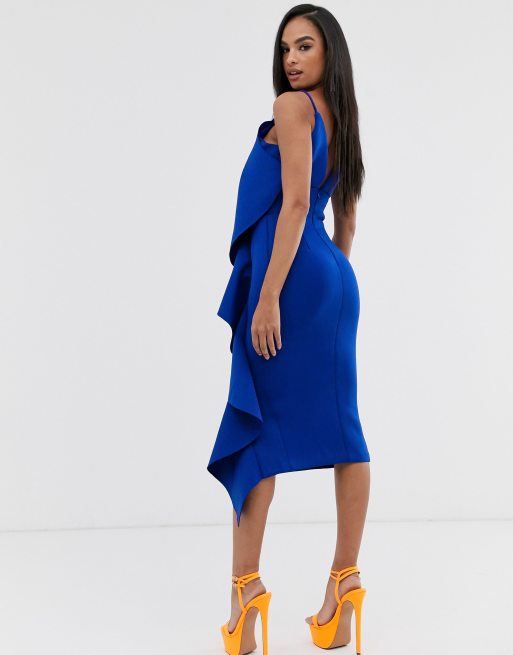 Asos blue scuba clearance dress