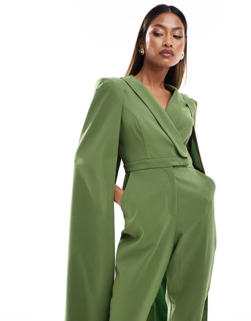 Jumpsuit met cape hotsell