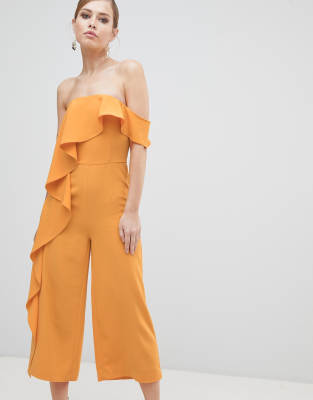 Lavish alice store orange jumpsuit