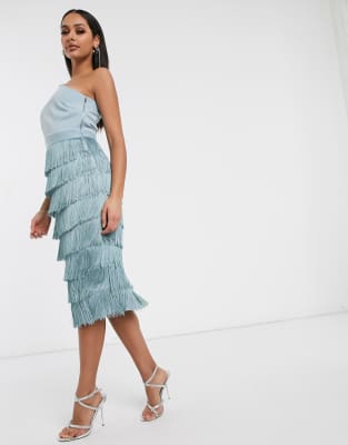 lavish alice blue fringe dress