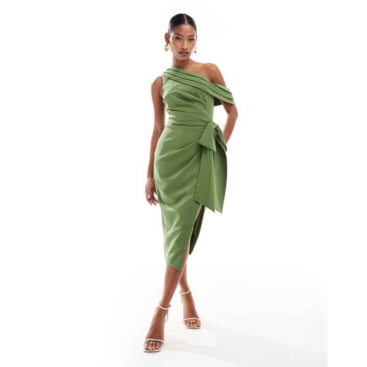 Lavish alice green scuba dress online