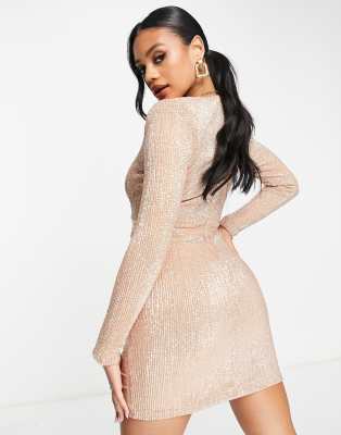 micro sequin dress