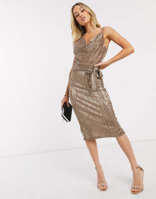 lavish alice sequin midi dress