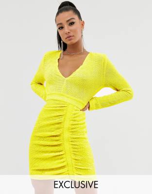 cue yellow dress