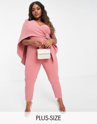 Lavish alice cheap pink jumpsuit