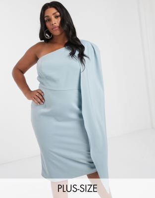 lavish alice one shoulder dress