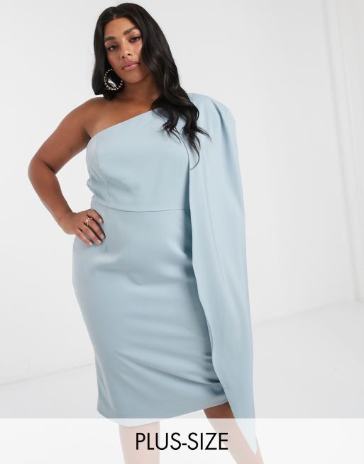 Pencil dress with outlet cape