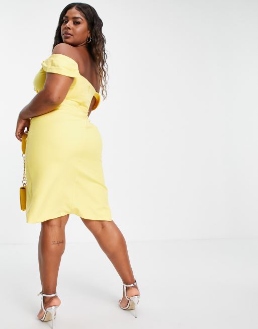 Lemon dress plus on sale size