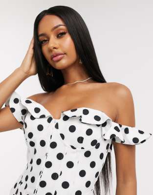 lavish alice polka dot dress