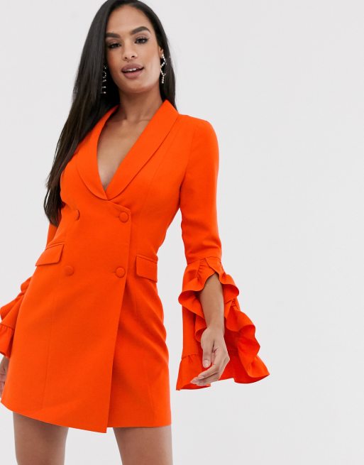 LAVISH ALICE ONE RUFFLE SLEEVE BLAZER DRESS – Arelia's Dream