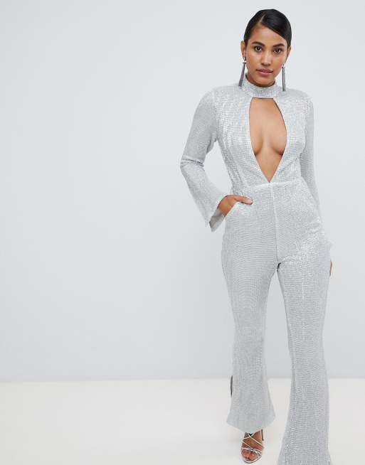 Lavish alice sale sequin jumpsuit