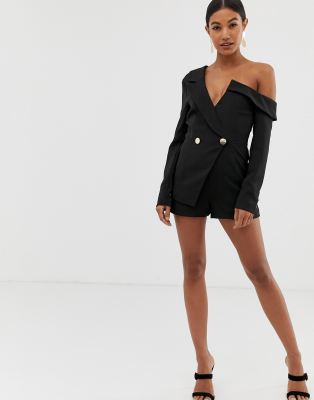 lavish alice tuxedo playsuit