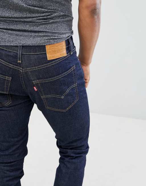 Lavtaljede jeans med smalle tilspidsede ben i Skyl vask fra Levi's 512, 3 af 4
