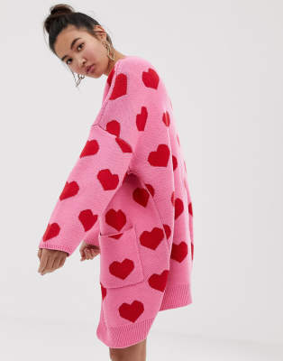love heart cardigan