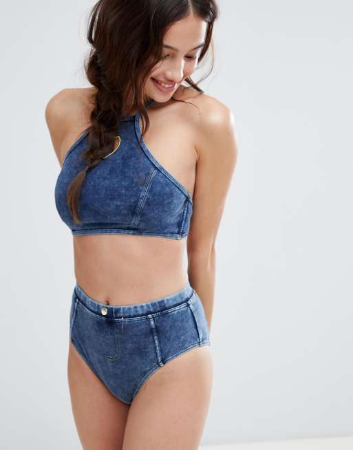  Lazy Oaf Jean Bikini Set, 3 of 3