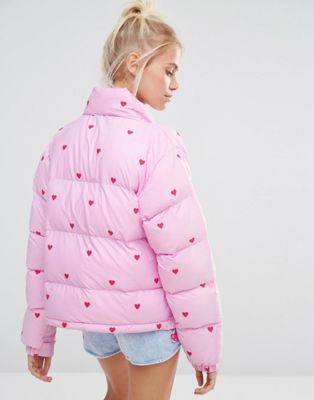 pink nike heart jacket