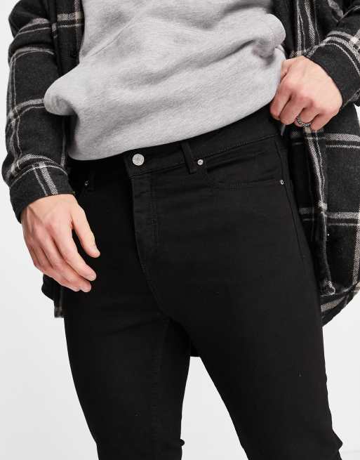 LDN DNM - Jean coupe skinny - Noir délavé, 4 de 4