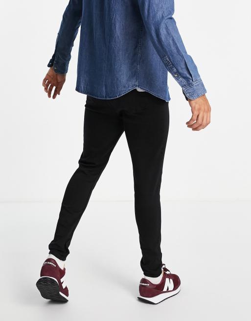 LDN DNM - Jeans vestibilità carrot nero slavato, 2 di 4